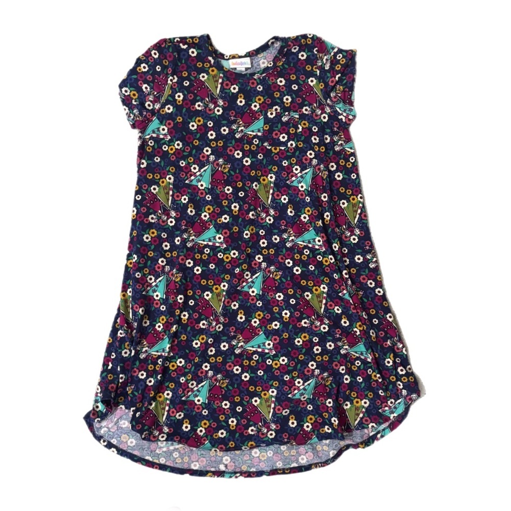 LuLaRoe KIDS Frozen Elsa Anna Dress